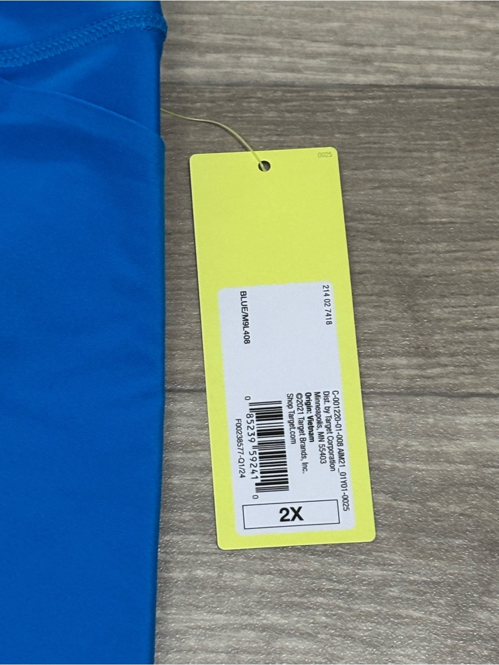 All In Motion Women's High-Rise Bike Shorts With Pockets Blue Size 2X - Picture 7 of 14